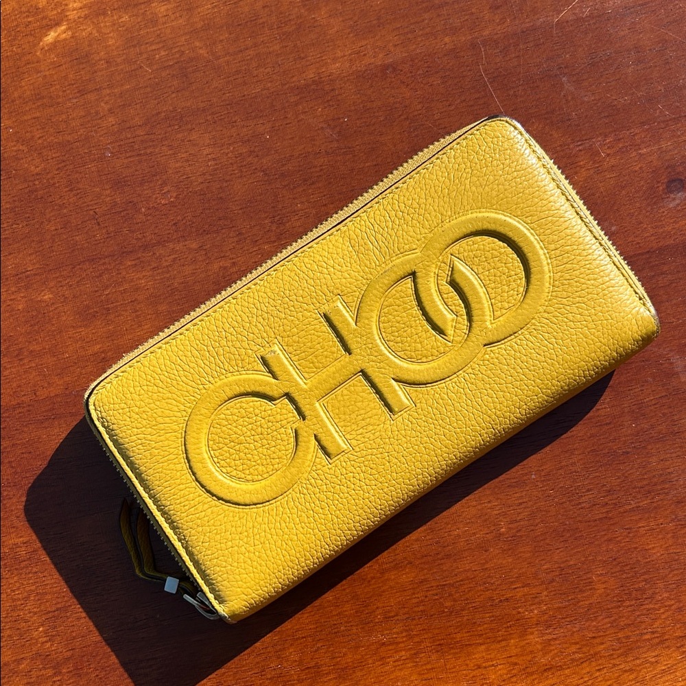 Jimmy Choo zip around long wallet